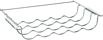 Bosch KSZ10020 Bottle Rack for Bosch Built-In Refrigerators, Up to 5 Bottles, 28.7 x 47.7 x 7.5 cm (L x W x H) Food Safe Chrome          [Energy Class B] - Image 1