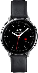 Samsung - Galaxy Watch Active 2 4G - Steel 44mm - Glacier Silver - French Version - Image 1