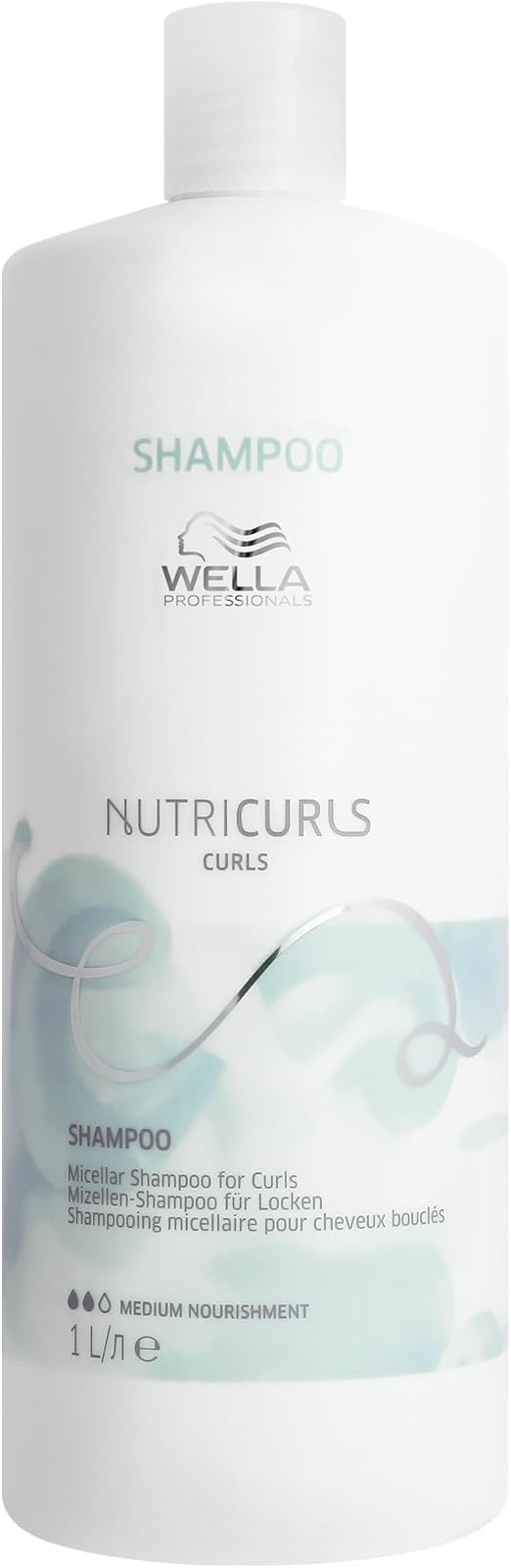Wella Professionals NUTRICURLS Shampoing micellaire pour cheveux bouclés - Image 1