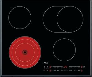 AEG HRB64470FB - Ceramic Hob - 60 cm Wide - 4 Cooking Zones          [Energy Class F] - Image 1