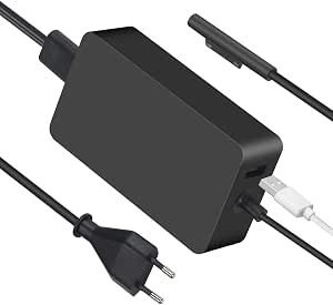 Surface Pro Charger 65W for Microsoft Surface Pro 10 9 8 7 6 5 4 3 Surface Laptop / Studio/Go 7 6 5 4 3 2 1 Surface Go 4 3 2 1 Surface Book Tablet Notebook Power Adapter - Image 1
