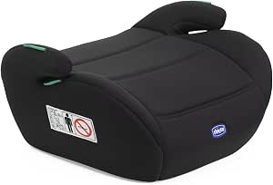 Chicco Quasar i-Size Child Car Seat 7-12 Years (126-150 cm), Weight 23-36 kg, Group 3, Easy to Install with Vehicle 3-Point Belt, Padded Armrests and Comfortable Seat, Black - Image 1