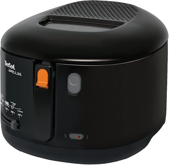 Tefal FF1608 Simply One Electric Deep Fryer, XL Capacity for up to 1.2 kg of French Fries, Exclusive Cooling Wall System, Dishwasher Safe Parts, Window, Adjustable Thermostat, - Image 1