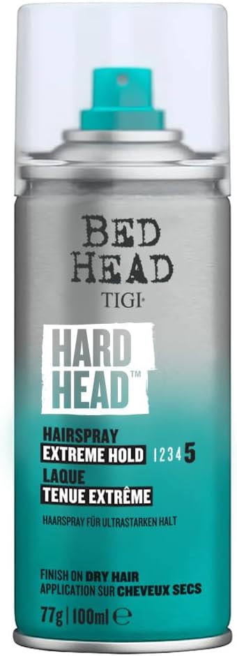 Tigi Bed Head Hard Head Extra Strong Hold Hairspray Travel Size 100 ml - Image 1