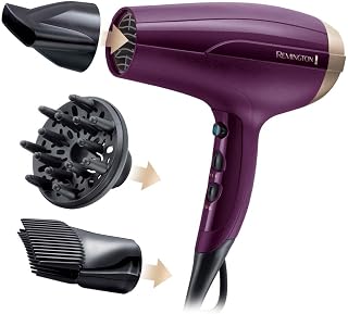 Remington Sèche-cheveux Ionique rapide & Volume, Your Style (2300W, léger, versatile, ionique, brillance sans frisottis, set de coiffure avec concentrateur, diffuseur, peigne volume) D5219 - Image 1