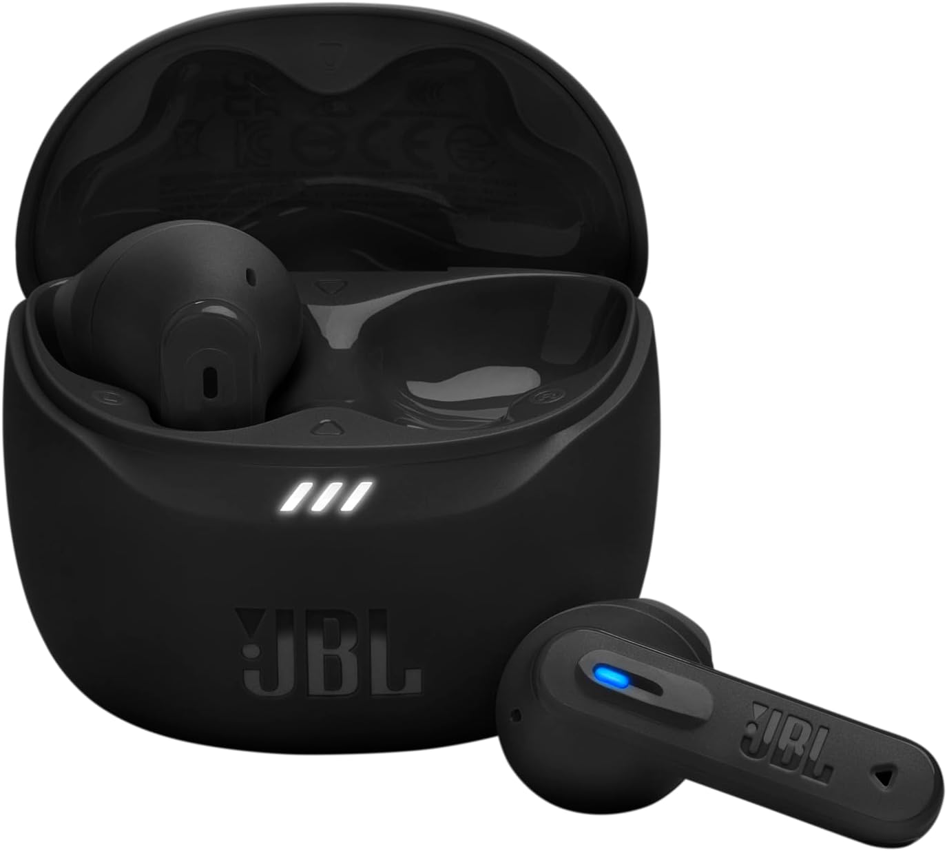 JBL Tune Flex 2, Écouteurs sans Fil Bluetooth, 48 h d'autonomie, résistance à l'eau et à la poussière IP54, résistance à l'eau et à la poussière IP54, Connexion multipoint, Noir - Image 1