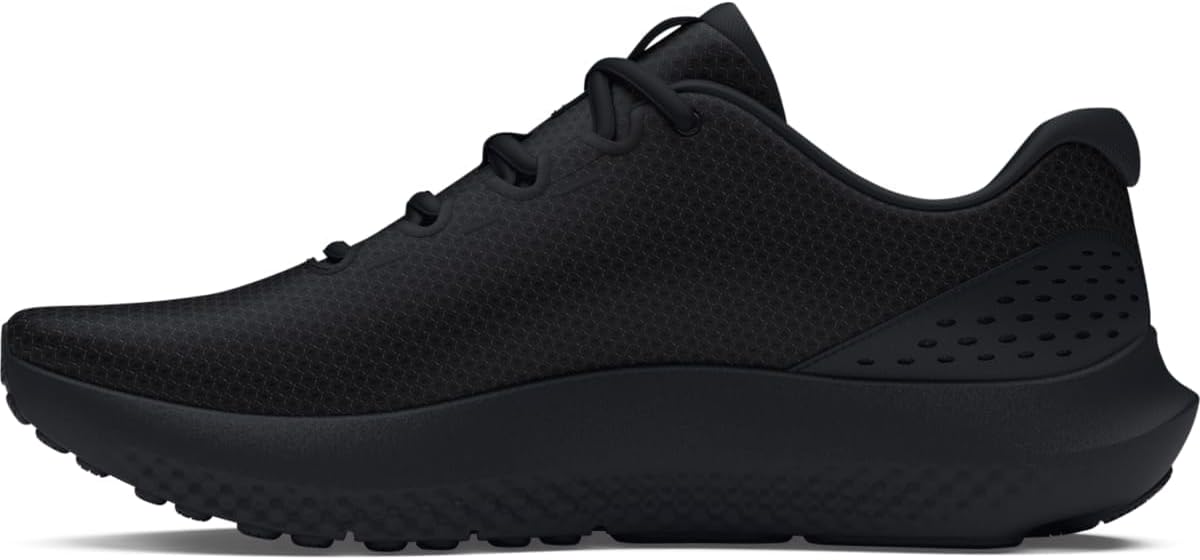 Under Armour UA Charged Surge 4 Chaussures de sport pour hommes, baskets légères et respirantes, couleur noir/gris anthracite/blanc - Image 1