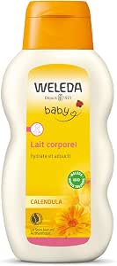 WELEDA - Calendula Body Lotion - Softens and moisturizes - For delicate skin of babies and young children or adults with sensitive skin - NATRUE - 200 ml - Image 1