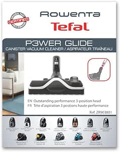 Rowenta ZR903801 Power Glide Brush for Rowenta Vacuum Cleaners, Black - Image 1