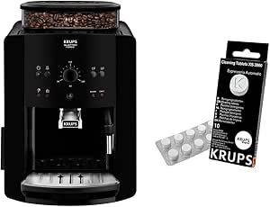 KRUPS Arabica EA8110 Fully Automatic Espresso Machine 1.7 L & Espresseria Detergent Tablets Compatible with Full Auto EA/XP - Image 1