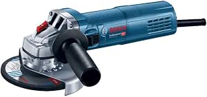 Bosch Professional angle grinder GWS 9-125 S (900 W, vacuum speed: 2,800 – 11,000 rpm, with clamping flange, spanner, clamping nut, protective cover, auxiliary handle) - Image 1