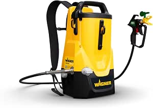 WAGNER Pistolet à peinture sans fil Control Pro 300 Move 18V - Libre et flexible: confortablement installé comme sac à dos, stationnaire sur le sol ou mobile dans la main *SANS batterie et chargeur* - Image 1