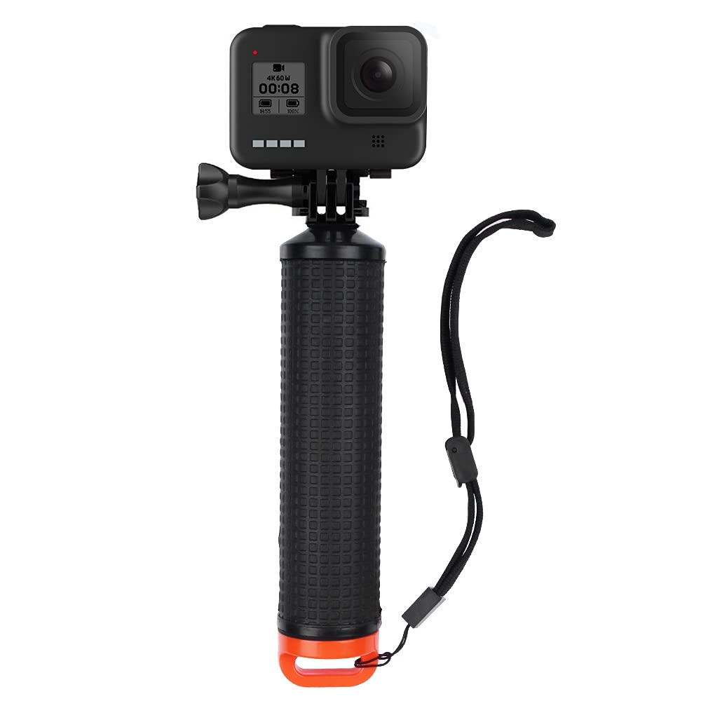 Floating Handle Waterproof Action Camera Grip Pole Handle Grip Floating Grip for GoPro Hero and Action Camera Water Sports Accessories - Image 1