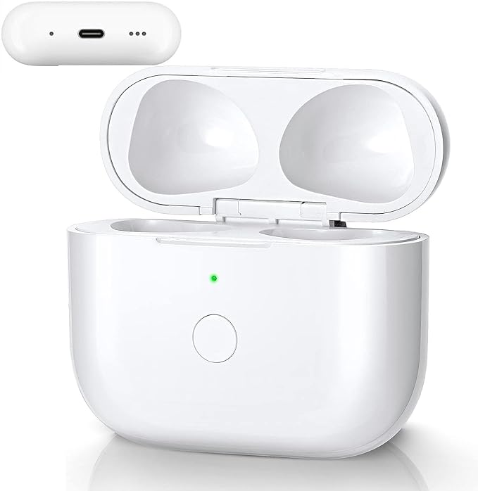 USB-C Wireless Charging Case Compatible with AirPods 3(2021), Type C Wireless Charging Case with Bluetooth Pairing Button and Built-in Battery - Image 1