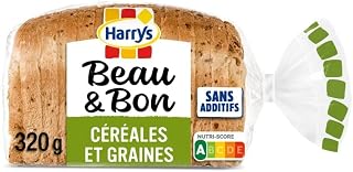 HARRYS - Harry's Beau & Bon Pain De Mie Wheat Flour Cereals & Seeds 320 g - Pack of 4 - Image 1