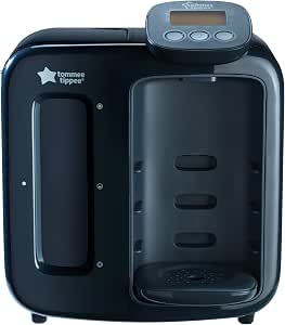Tommee Tippee Perfect Prep Day & Night Baby Bottle Maker with Digital Display and Adjustable Volume, Slate Blue - Image 1