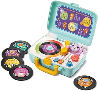 Baby P'tits Loulous Record Turntable, 568105, Multicoloured, Standard - Image 1