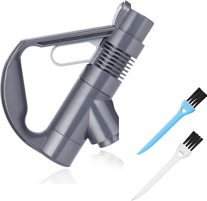 Vacuum Cleaner Accessory Handle Compatible with Dyson DC19 DC23 DC26 DC29 DC32 DC33C DC36 DC37 (1 Handle with 2 Brushes) - Image 1