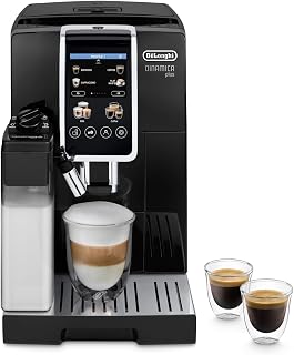 Dinamica Plus ECAM382.70.B, Automatic Coffee Bean Machine, Coffee Maker with LatteCrema Technology, Espresso Machine with 18 Recipes, 3.5" TFT Display, 1450W, Black - Image 1