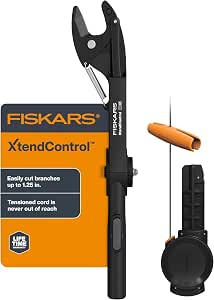 Fiskars XtendControl Pruning Head and Cord Winder with Linear Dual Pulley System, Quick Adjust Cord Handle, Compatible with XtendControl Extension Leads (Pole Not Included) - Image 1