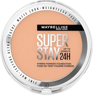 New York - Foundation Powder Hybrid - Long-lasting - Luminous Matte Coverage - Vegan & Waterproof - All Skin Types - Superstay 24H - Shade : 30 - Blister Pack - 53g - Image 1