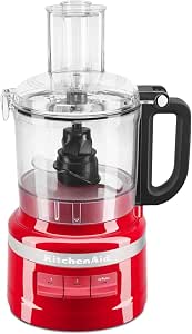 KitchenAid Multifunction Food Processor - Food Processor with 1.7L Leakproof Bowl - 2 Speeds and Pulse Mode - Dishwasher Safe Accessories - 250 W - BPA Free - Empire Red - Image 1
