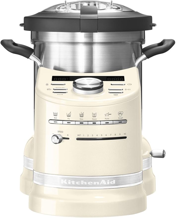 KitchenAid Artisan 5KCF0103EAC/4 1500 Watt Food Processor with Cooking Function, Cream - Image 1