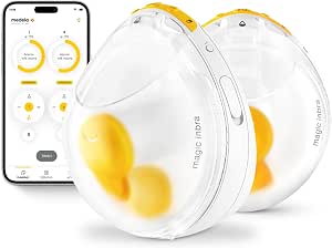 Medela Magic InBra, Medical Device, Dual Hands Free and Portable Electric Breast Pump, FluidFeel Technology, Connectivity with App and Sensor Control, Ultra-Light, Quiet - Image 1