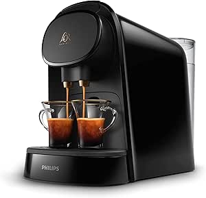 Philips L'Or Barista Original, Double Capsule, Double Enjoyment, 1 or 2 Cups, Espresso Quality, Black (LM8012/60)          [Energy Class A] - Image 1