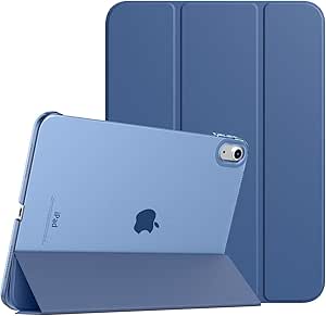 TiMOVO Case Compatible with iPad (A16) 11th Generation 11 Inch 2025/iPad 10th Generation 10.9 Inch 2022, Lightweight Translucent PC Back Cover with Auto Wake/Sleep, Abysse Blue - Image 1