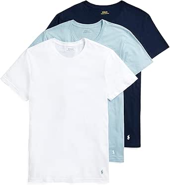 Polo Ralph Lauren Classic Fit Cotton Crew Tee (Pack of 3) Men's - Image 1