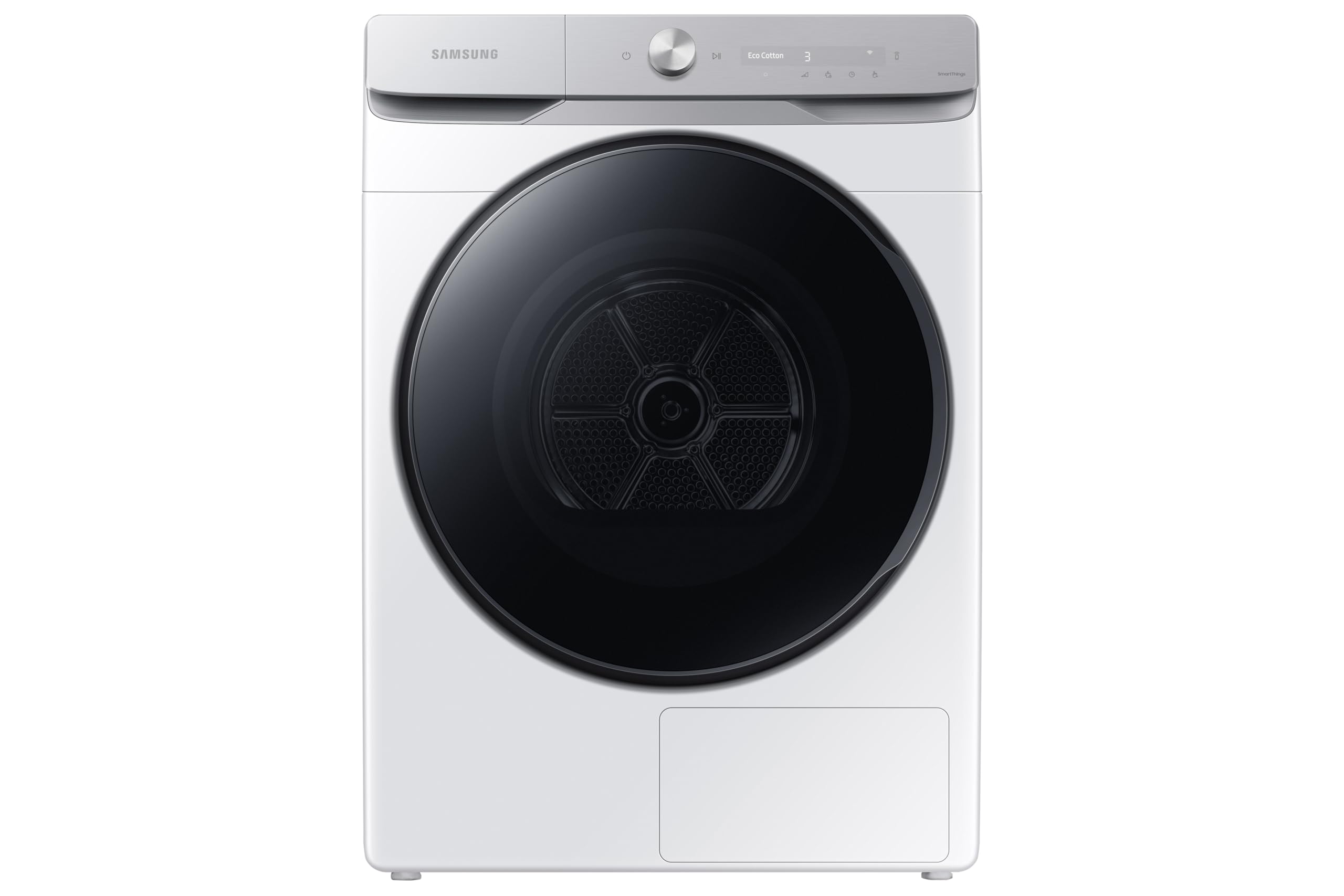 Samsung DV16DG8600BW/U3 Tumble Dryer, 16 kg, Heat Pump, WiFi, AI Dry, Hygienising Program, Front Loading, 68.6 L x 98.4 H x 84.4 D cm - Image 1
