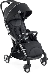 Chicco, Goody Plus Graphite Buggy 0 Month-4 Years, Automatic and Compact Closure, Extendable Hood with UV50+ Anti-Rain Treatment, Reclining Backrest and Adjustable in 3 Positions, Leg Rest - Image 1