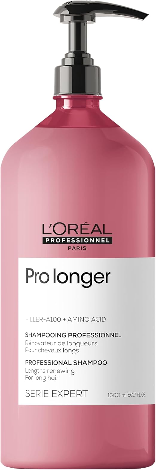 L'Oréal Professionnel, Shampoo Renovating Lengths, Long & Brittle Hair, Damaged & Split Ends, Moisturizes, Strengthens & Protects the Fibre Against Breakage, Pro Longer, Serie Expert - Image 1