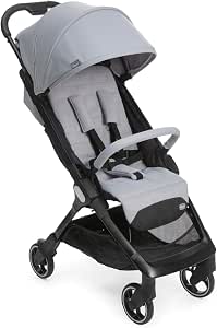 Chicco We Ultra-Compact Pushchair, Ultra-Light Folding, (0 Months to 22 kg), Travel Buggy, Hand Luggage, Reclining with Sleeping Position, Padded Straps, Rain Cover, Grey - Image 1