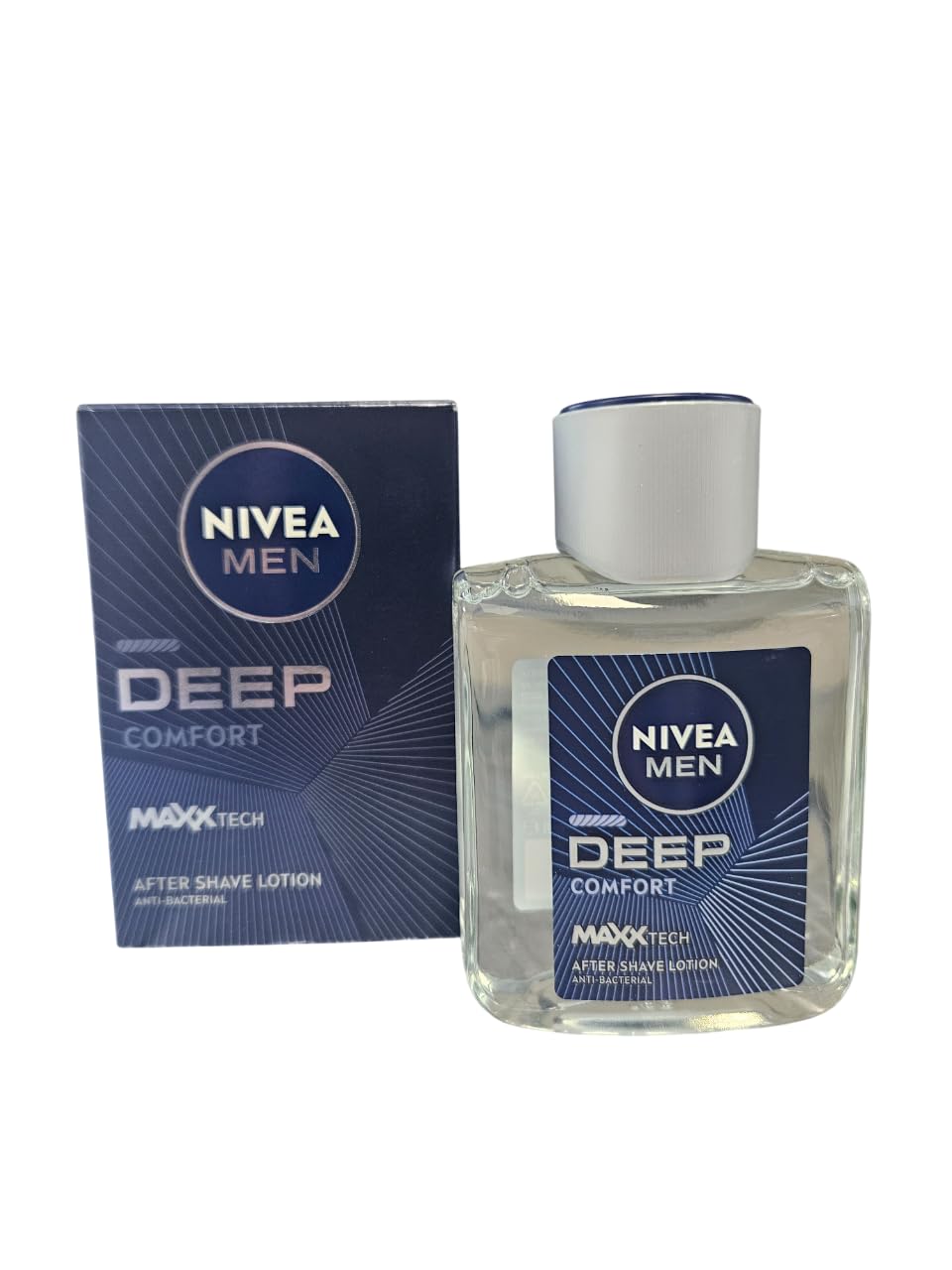 Nivea Men's Deep Comfort After Shave Lotion, Antibacterial, Pack of 1 (1 x 100 ml) - Image 1