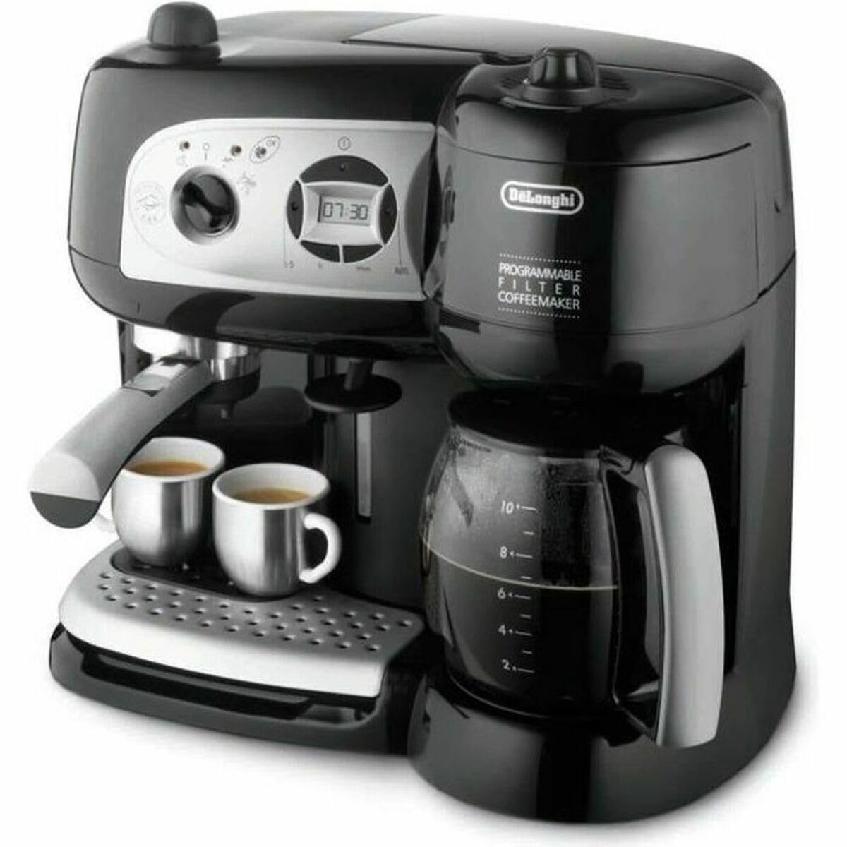 De'Longhi 2-in-1 Pump Coffee Maker, Espresso Machine BCO264.1, Black - Image 1