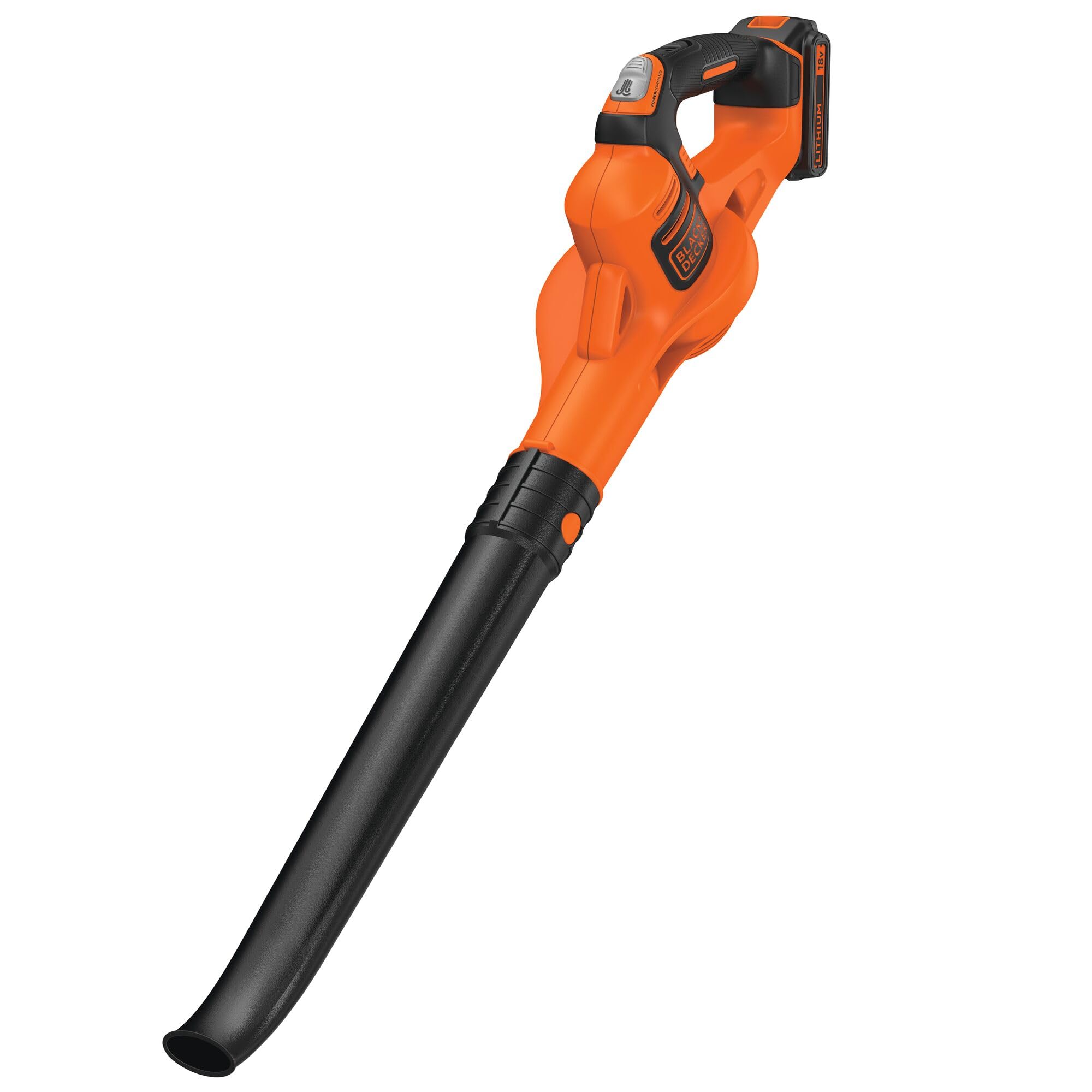 BLACK+DECKER Leaf Blower with PowerCommand Lithium Battery Technology, Blow Speed 209 km/h, Ergonomic Handle 18 V, GWC1820PCB-XJ, Without Battery - Image 1