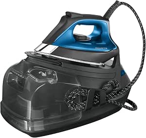 Rowenta Silence Steam Iron Pressione 7.5 bar Grey and Blue - Image 1