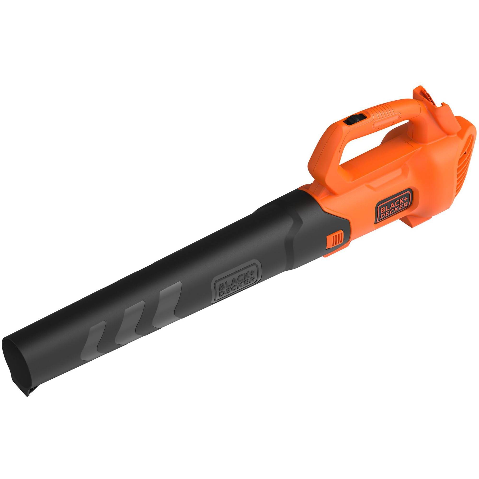 BLACK+DECKER BCBL200B-XJ Orange 18V Cordless Axial Blower with 2 Speeds and Integrated Scraper, Blower Speed 150 km/h, Without Battery, No Charger, BCBL200B-XJ Orange - Image 1