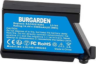 14,4V 4000mAh Li-ION Batterie pour LG HOM-BOT VR6340LV, VCARPETX, VR63475LV, VR64602LV, VR62601LV, VR62601LVM Aspirateur Robot Domestique - Image 1
