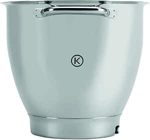 Kenwood KAT811SS Mixing Bowl, 6.7 Liter Stainless Steel Bowl Titanium XL Bowl, Food Processor Accessories, Silver - Image 1