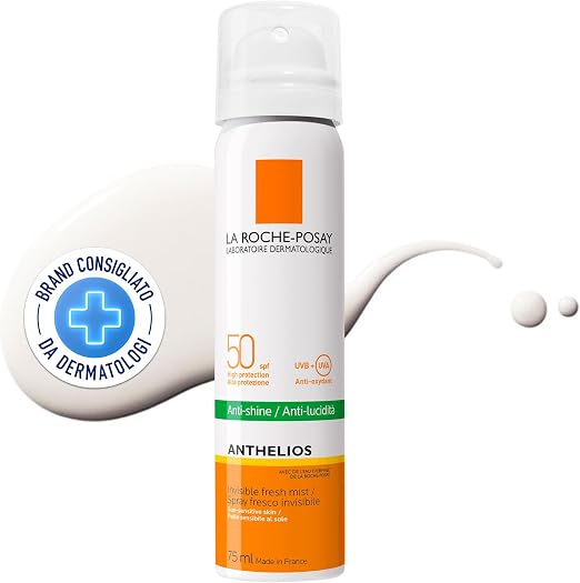 La roche-posay anthelios spf50 sunscreen face mist 75 ml - Image 1