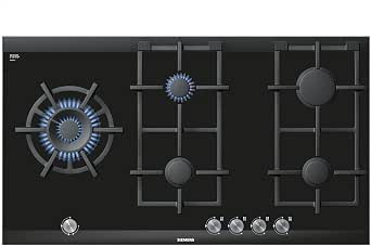 Siemens ER926SB70D iQ700 66.5 cm Glass Ceramic Gas Hob Dishwasher Safe Stainless Steel - Image 1