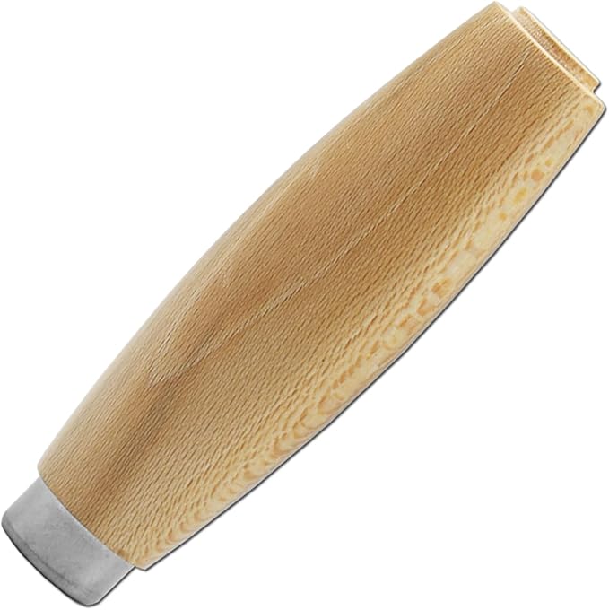 322 Replacement handles compatible with Le Creuset frying pan, sturdy wooden handle with stainless steel ferrule (20 pan) - Image 1