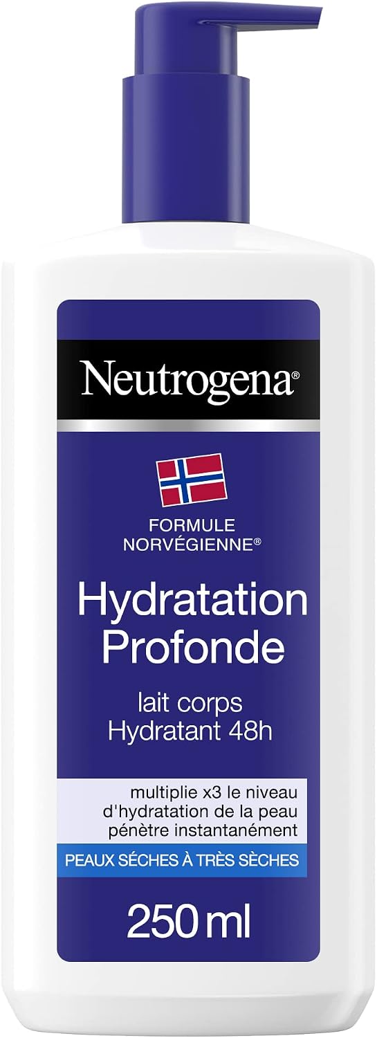 Neutrogena Formule Norvégienne Lait Corps Hydratation Intense 48h, Pour Peaux Sèches Ã€ Très Sèches, 250 Ml - Image 1