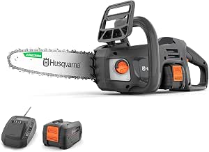 Husqvarna Battery Powered C15X-P4A Chainsaw (Lithium-Ion, 18V, High Cutting Speed, Battery and Charger Included) - Image 1