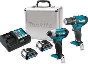 MAKITA CLX224X 12V (2x1.5 ah) Drill (DF33D) and Impact Driver (TD110DZ) Combopack - Image 1