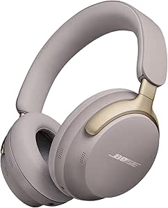 Bose QuietComfort Ultra Wireless Noise Cancelling Headphones with Space Audio, On-Ear Headphones with Built-in Mic, Up to 24 Hours Battery Life, Sandstone - Limited Edition - Image 1
