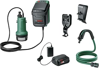 Bosch Pompe submersible Bosch GardenPump 18 V-2000 (avec batterie 18 V et chargeur, portée jusqu'à 25 m) - Image 1